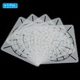 thumbnail image 3 of Uxcell 16 Segment Mandala Stencil, 5 Pack 3.5" Mandala Stencils Reusable Mandala Template Painting Tool, White, 3 of 4
