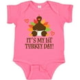 thumbnail image 3 of Inktastic 1st Turkey Day Thanksgiving Boys or Girls Baby Bodysuit, 3 of 5