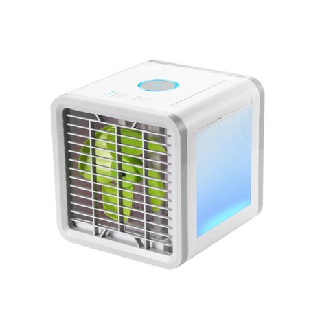 Air Conditioner Mini Cool Bedroom Desk Portable Cooler Fan Cube Water (Best Water Conditioner For Home)