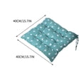 thumbnail image 3 of JingChun Square Floor Seat Pillows Cushions 15*15 inch, Soft Cotton Yoga Tatami Floor Pillow Cushion for Living Room Adults & Kids Casual Reading Nooks, 3 of 4