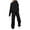 Black, variant on Women's Athletic Outfit Set Fleece Hooded Sweatshirt Trousers Warm Two Piece Casual Wear