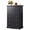 5 Drawers- Black, variant on GALAXHERO 5 Drawer Dresser for Bedroom, Retro Wood Chest of Drawers, Tall Dresser with Round Metal Handle for Living Room, Hallway, Closet, White