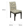 thumbnail image 5 of OSP Home Furnishings Dakota Parsons Chair in Avignon Sky Fabric, 5 of 5