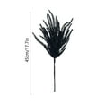 thumbnail image 3 of Halloween Black Conifer Branch 17.72in Artificial Pine Needle Pick, Bendable Gothic Decor for Spooky Wreaths Floral Arrangements, 3 of 6