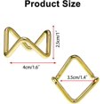thumbnail image 3 of Hipiwe 5 Pcs Metal Crystal Ball Holder Ball Stand for Display (Gold, X-Small), 3 of 8