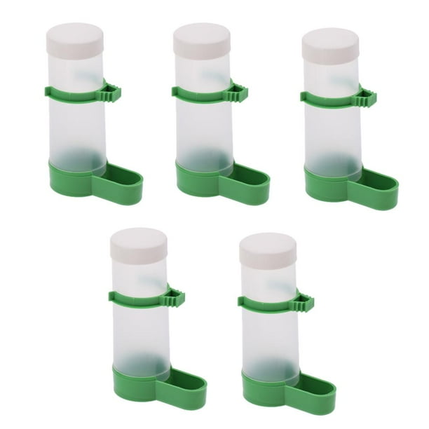 5PCS Bird Water Feeder, Automatic Bird Waterer Food Feeder, Bird