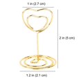 thumbnail image 3 of 20Pcs Table Number Holders, Small Size Table Card Holders, Photo Holder for Centerpieces, Wedding Reception, Birthday (Gold), 3 of 5