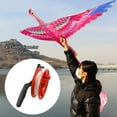 thumbnail image 4 of Vogacara Flying Kite Lines Ballbearing Red Winder Exquisito hecho a mano de forma redonda White String Board Outdoor Cord Tools Twisted Juegos de césped Vogacara WJ2023-00B, 4 of 6