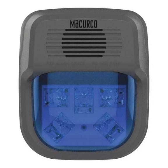 Macurco Horn Strobe Alarm,4-3/4" L,2" W,LED HS-B