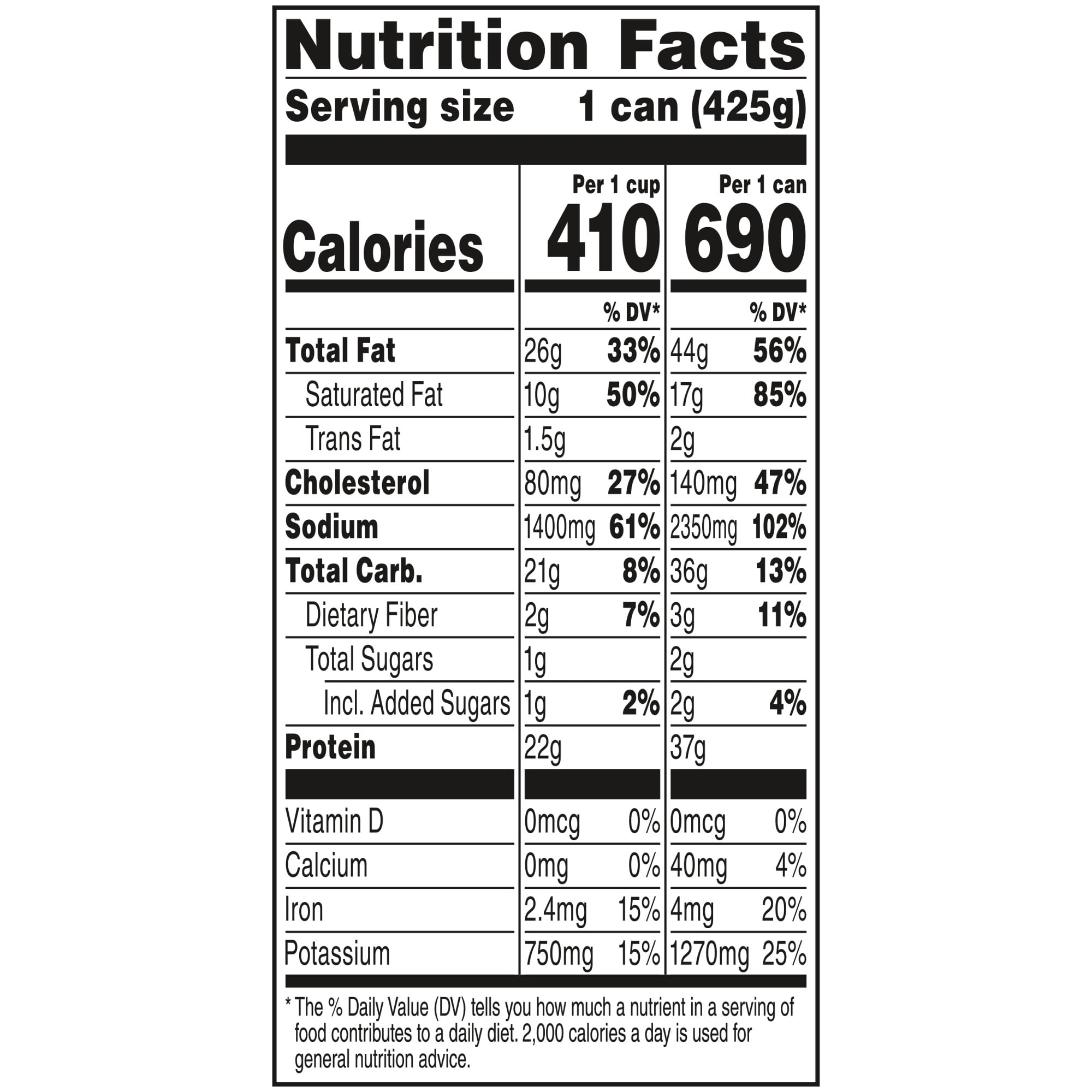(12 pack) Libby's Corned Beef Hash, 37g Protein Per Serving, Canned Food, 15 oz.