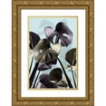 thumbnail image 1 of Artographie Studio 17x24 Gold Ornate Wood Framed with Double Matting Museum Art Print Titled - Monstera Blue 01, 1 of 4