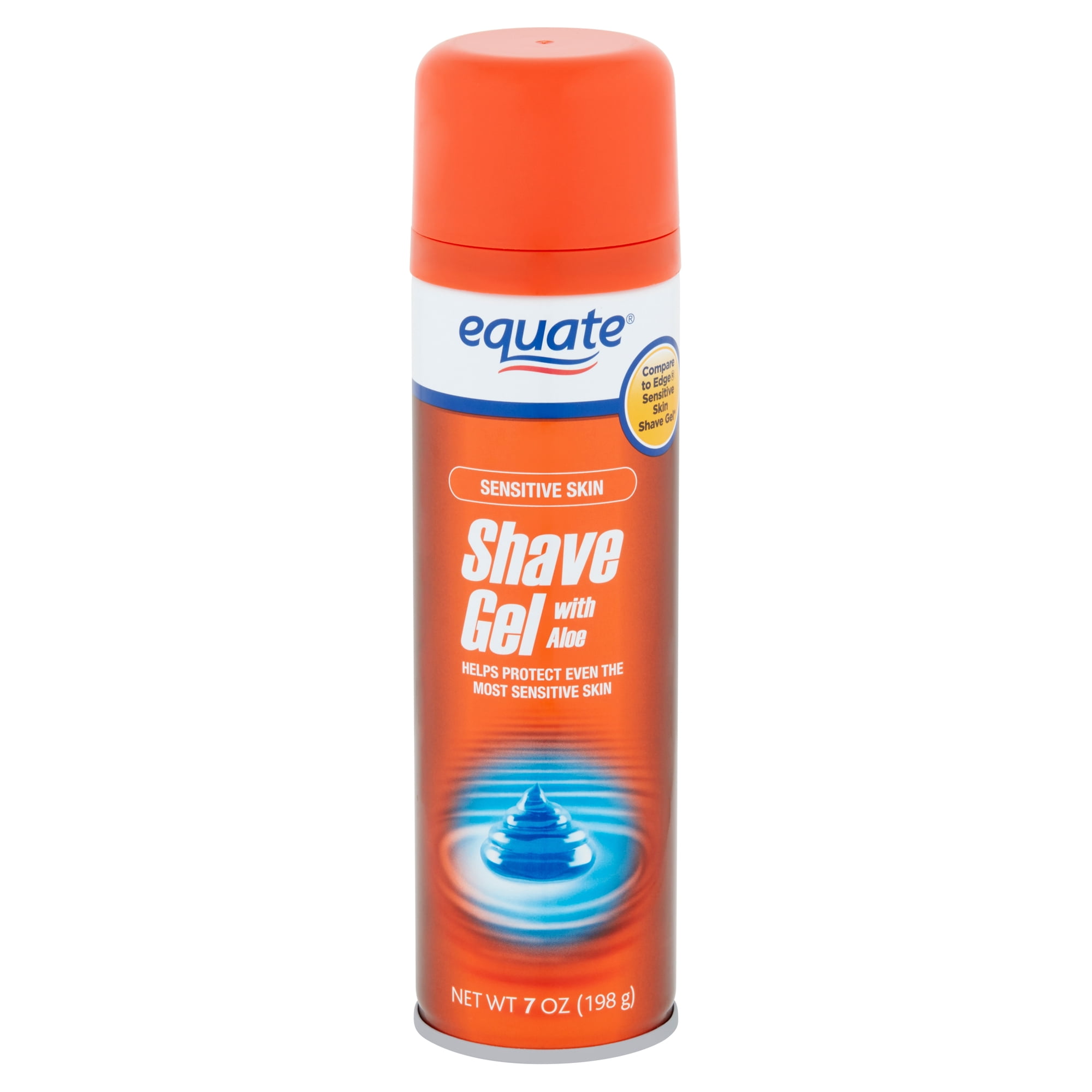 Equate Sensitive Skin Shave Gel with Aloe, 7 oz
