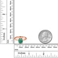 thumbnail image 3 of Gem Stone King 18K Rose Gold Plated Silver Green Malachite Solitaire Engagement Ring for Women (2.50 Cttw, Oval 9X7MM, Gemstone Birthstone, Available in Size 5, 6, 7, 8, 9), 3 of 4