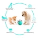 thumbnail image 4 of Juguetes Dispensadores De Columpio, Juguetes Dispensadores De Golosinas Para Perros Y Gatos, Alimentador De Alimentos Para Mascotas, Juguetes Educativos Para Gatos Y Perros, Suministros Para Mascotas Vogacara PT002646-05, 4 of 6