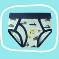 thumbnail image 2 of FINALGANG New Underwear For Boy Cartoon Car Print Patchwork Briefs Kid Must Have Skin Friendly Intimates, 2 of 3