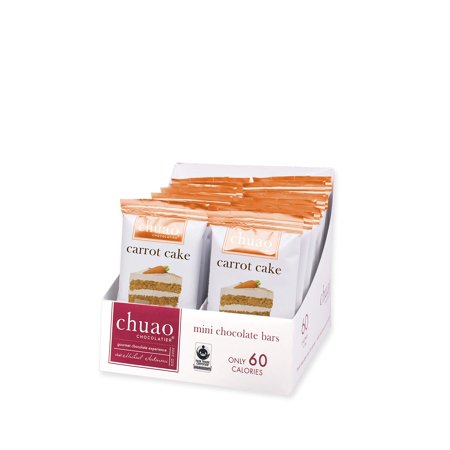 Chuao Chocolatier Carrot Cake White Chocolate Mini Bars | Gourmet Caramel Chocolate Artisan European No Preservatives | For Gift Baskets, Christmas, Valentines Day, Gifts for Women, Men, Birthday, Tha