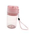 thumbnail image 4 of Botella de agua de 350 ml con ventilador shamjiam Rosa USB para senderismo Ciclismo al aire libre, 4 of 8