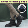 thumbnail image 4 of Winter warm snow boots with plush lining lightweight high boots outdoor waterproof non-slip hiking shoes, 4 of 7