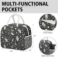 thumbnail image 6 of Lunch Bag Lunch Box for Women Reusable Insulated Lunch Bags,Water-Resistant Gothic Cooler Lunch Tote Bag, Large Capacity for Work Travel Picnic, 6 of 6