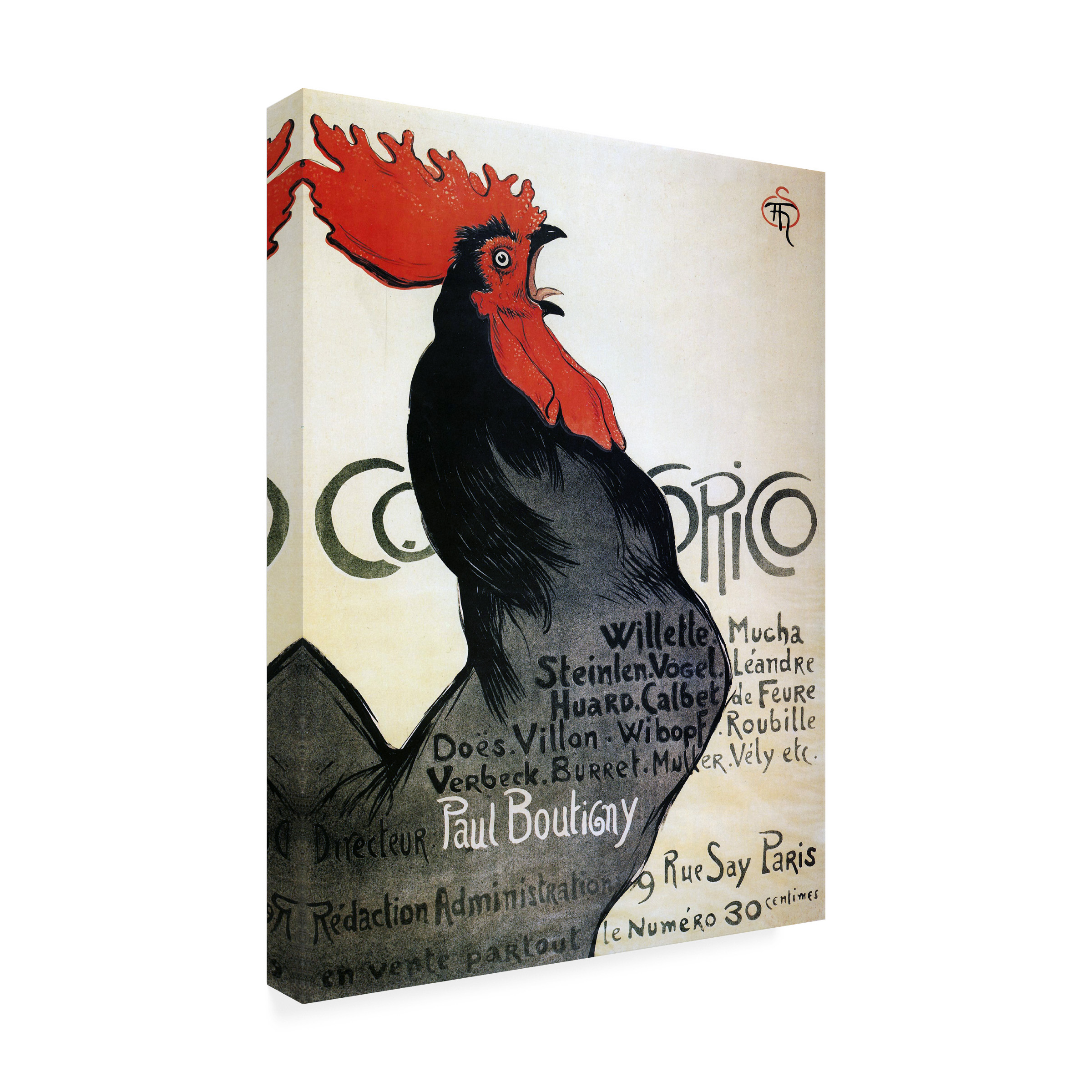 Vintage Lavoie 'Ads-0015' Canvas Art