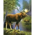 thumbnail image 1 of Cuadros Decorativos Kit de pintura al óleo de animales de madera por número, pintura acrílica DIY, arte de pared, imagen artesanal Ehuebsd Nuevos Originales, 1 of 7