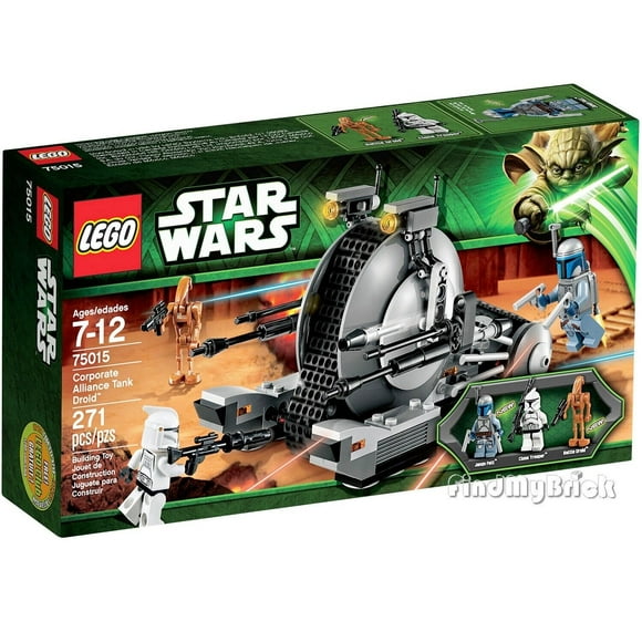 Lego Star Wars 75015 Corporate Alliance Tank Droid Jango Fett Battle Trooper NEW