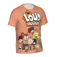 thumbnail image 3 of The Loud House Men'S Short-Sleeve T-Shirt Summer Casual Tee Top Breathable Crewneck T-Shirt Large, 3 of 7