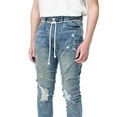 thumbnail image 3 of HAOMEILI Mens Jeans Skinny Fit, Super Stretch Comfy Cotton Denim Pants, 3 of 5