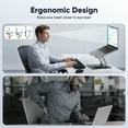 thumbnail image 3 of delpattern Laptop Stand with 360° Rotating Base, Laptop Stand for Desk, Carbon Steel Adjustable Stand for Laptop & Tablet, 8-17.3 inches Foldable Computer Holder, 3 of 16