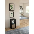 thumbnail image 3 of 4540 Decorative Open Back 2-Cube Storage Organizer, Black, 3 of 5