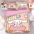thumbnail image 1 of Sanrio Kawaii Anime Cinnamoroll Blanket 4-Piece Set Cute Cartoon Bed Sheet Quilt Set Bedding Lovely Toys for Girls Boys qym unisex, 1 of 2