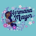 thumbnail image 2 of Girl's Encanto Isabela Hermana Mayor with Flower  Graphic Tee Tahiti Blue Medium, 2 of 4