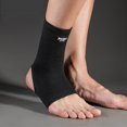 thumbnail image 1 of Tobillera de baloncesto negra trenzada 3D transpirable para hombres y mujeres (M), 1 of 8