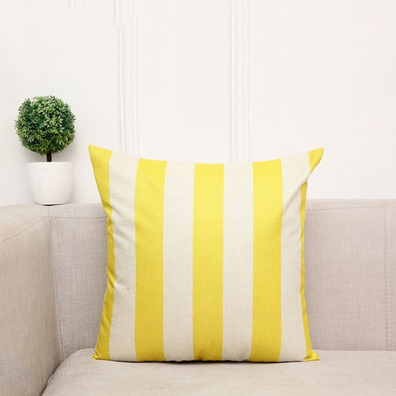 NICEXMAS 1Pc Red Linen Throw Pillow Cover Sofa Cushion Case for Dust Protection and Decor