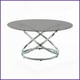 thumbnail image 6 of Modern 3-Piece Coffee Table Set with Black Tempered Glass & Chrome Base - Easy-Clean for Living Room, 6 of 6