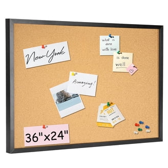 Universal 43602-UNV 24 in. x 18 in. Cork Board with Oak Style Frame