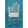 thumbnail image 1 of 1944-4924WHT Cage à Oiseaux Petite avec Support en Blanc, 1 of 1