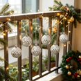 thumbnail image 4 of 6Pcs Christmas Ball Ornaments Set, 2.36 Inch Shatterproof Plastic Xmas Tree Baubles, Holiday Hanging Decor for Christmas Tree Wreath Party, 4 of 9