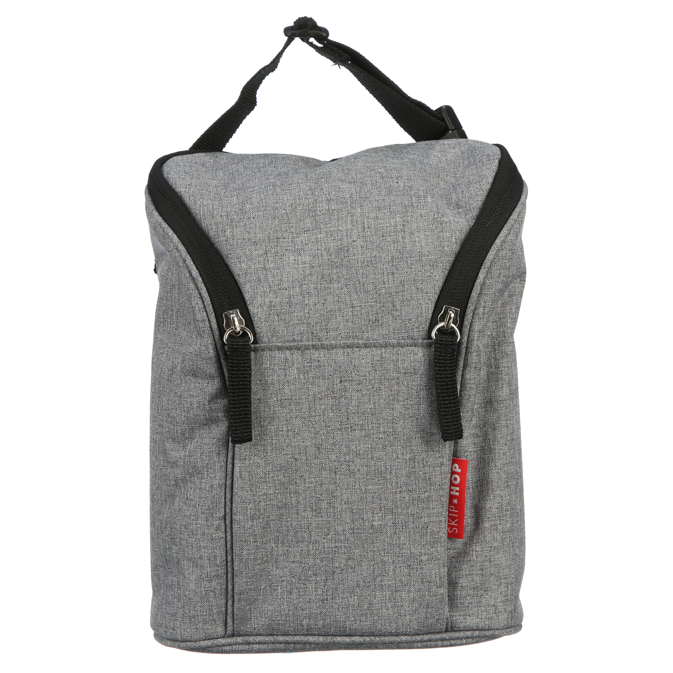 Skip Hop Grab & Go Double Bottle Bag, Heather Grey
