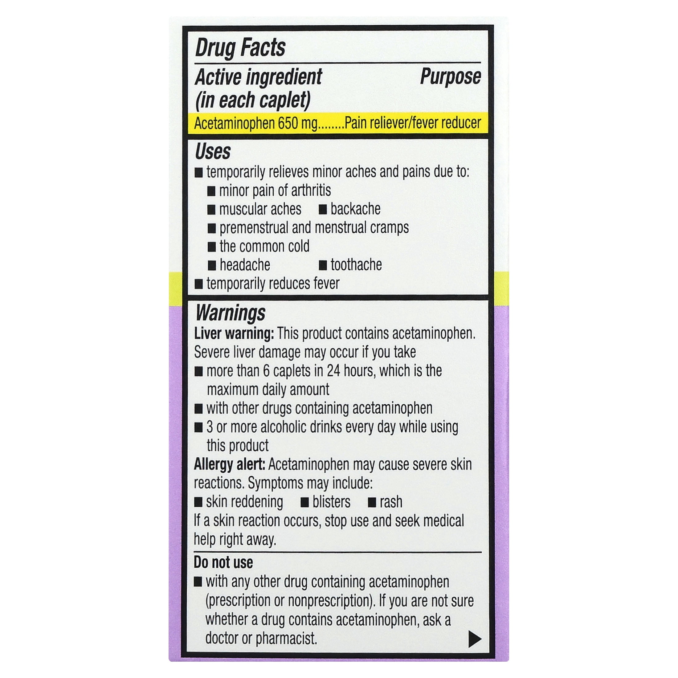 Equate Menstrual Pain Long Lasting Relief Caplets, Extended-Release Acetaminophen, 8 Hour Relief, 20 Count
