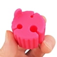 thumbnail image 2 of Caña Pescar Silicona Fija Clip Poste Portátil Mini Herramientas Pesca (rosa) Rojo, 2 of 4