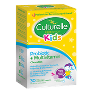Culturelle Kids Probiotic + Complete Multivitamin For Kids 3+, 30 Chewables