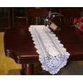 thumbnail image 2 of Crochet Table Runners Cotton Sofa Table Cover Lace Doilies Table Runner Dresser Scarf for Home Party Wedding Banquet Decoration, 2 of 6
