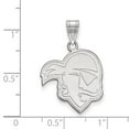 thumbnail image 2 of 925 Sterling Silver Rh-plated LogoArt Seton Hall University Large Pendant; for Adults and Teens; for Women and Men, 2 of 2