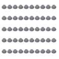 thumbnail image 1 of 50PCS Hex Screw Bolt Covers Waterproof Dustproof Hexagonal Screw Protective Caps Silicone Screw Head Protector M10 12.5mm / 0.49in Height, 1 of 4