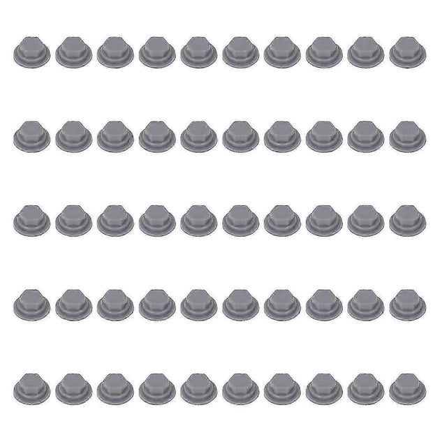 50PCS Hex Screw Bolt Covers Waterproof Dustproof Hexagonal Screw Protective Caps Silicone Screw Head Protector M10 12.5mm / 0.49in Height