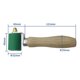 thumbnail image 1 of Rodillo de presión manual de PVC resistente al agua, rodillo de silicona de alta temperatura, rueda de presión de latón y teflón, accesorios para pistola de soldadura de aire caliente, gancho con, 1 of 1
