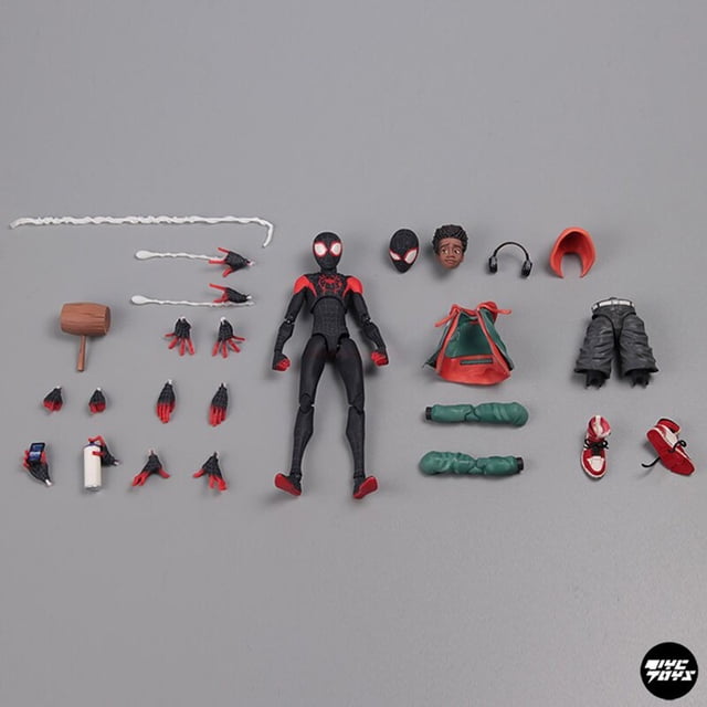 Figura de acción de Sentinel Sv Spider-man, Into The Spider-verse, Miles Morales Peni Parker, muñecas móviles, juguetes de regalo Fivean unisex