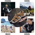 thumbnail image 5 of Ecetana Men's Sport Sandals Outdoor Hiking Sandals Athletic Walking Casual Water Shoes, 5 of 6