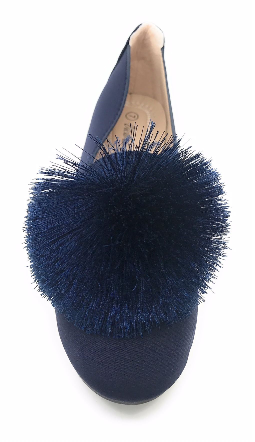 Victoria K Pom-Pom Ballerina Flats (Women)